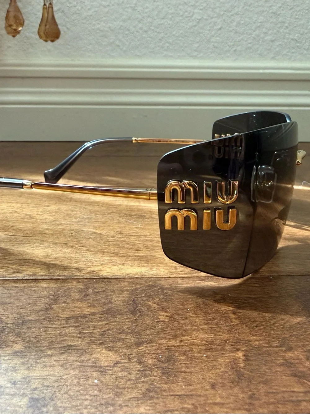 Miu Miu MU 54YS Rimless Sunglasses